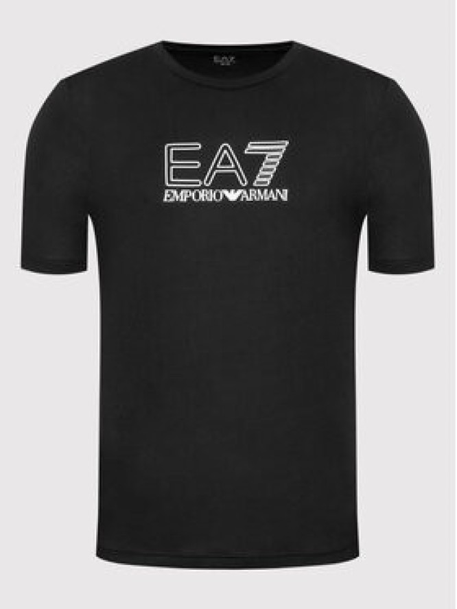 EA7 Emporio Armani T-Shirt 3LPT81 PJM9Z 1200 Czarny Regular Fit