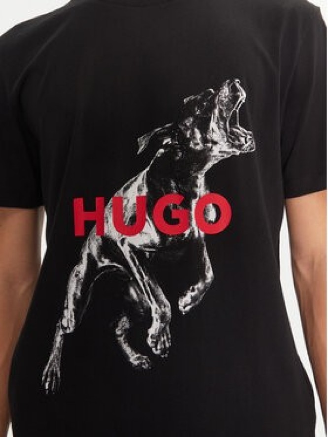 Hugo T-Shirt Deyladec 50530607 Czarny Oversize