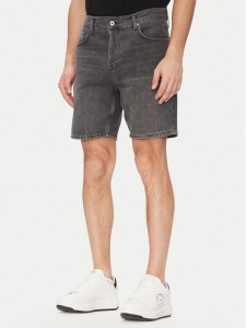 Karl Lagerfeld Jeans Szorty jeansowe A2M10084 Szary Relaxed Fit