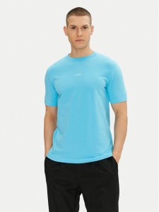 KARL LAGERFELD T-Shirt 755030 552235 Turkusowy Regular Fit