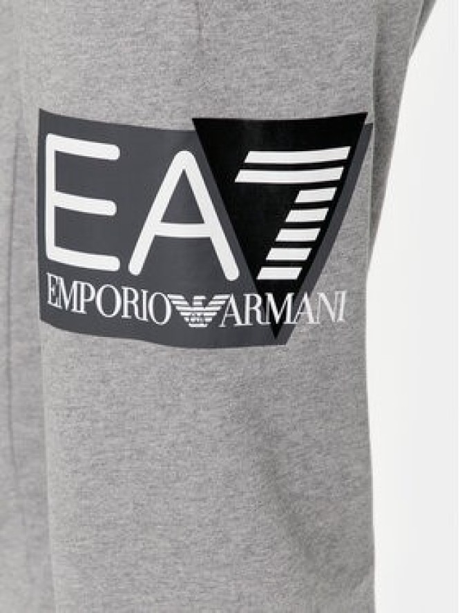 EA7 Emporio Armani Spodnie dresowe 3DPP73 PJ05Z 3905 Szary Regular Fit