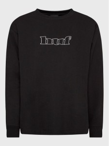 HUF Longsleeve Certificate TS01932 Czarny Regular Fit