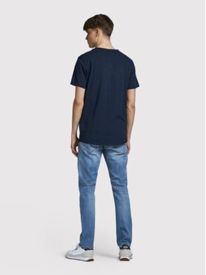 Jack&Jones T-Shirt Basher 12182498 Granatowy Regular Fit