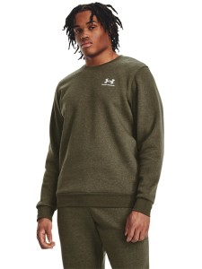 Bluza dresowa męska Under Armour UA Essential Fleece Crew - khaki