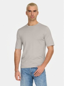 Only & Sons T-Shirt Wyler 22022928 Beżowy Regular Fit