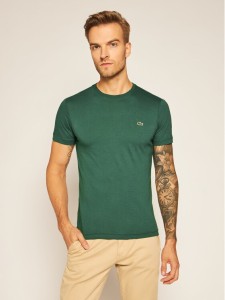 Lacoste T-Shirt TH2038 Zielony Regular Fit