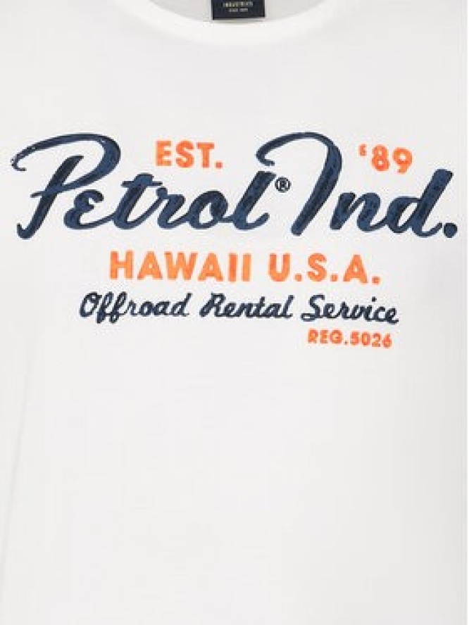 Petrol Industries T-Shirt M-1040-TSR601 Biały Regular Fit