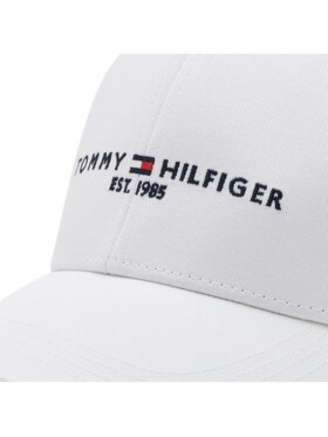 Tommy Hilfiger Czapka z daszkiem Th Established Cap AM0AM07352 Biały