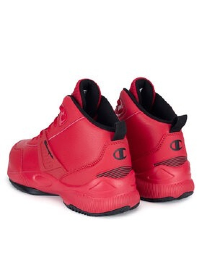 Champion Sneakersy ACADEMY MID CUT SHOE S22399-RS001 Czerwony