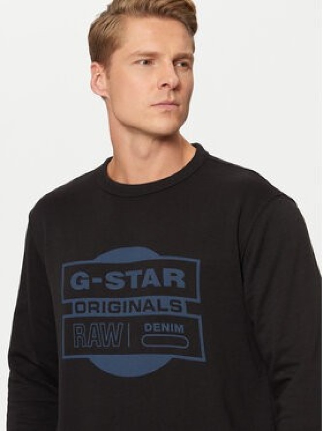 G-Star Raw Bluza Originals D25441-D797 Czarny Regular Fit