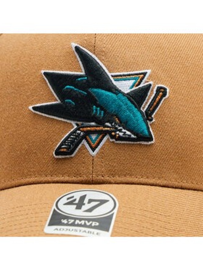 47 Brand Czapka z daszkiem NHL San Jose Sharks '47 MVP SNAPBACK H-MVPSP22WBP-QL Brązowy