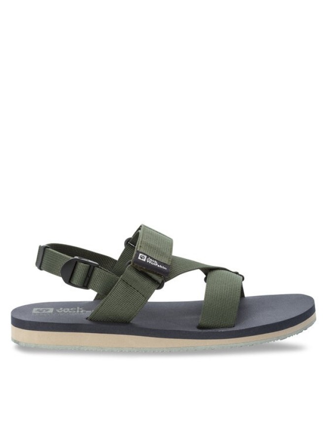 Jack Wolfskin Sandały Urban Entdeckung Belt Sandal 4056711 Zielony