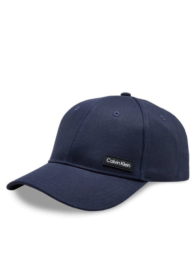 Calvin Klein Czapka z daszkiem Essential Patch Bb Cap K50K510487 Granatowy