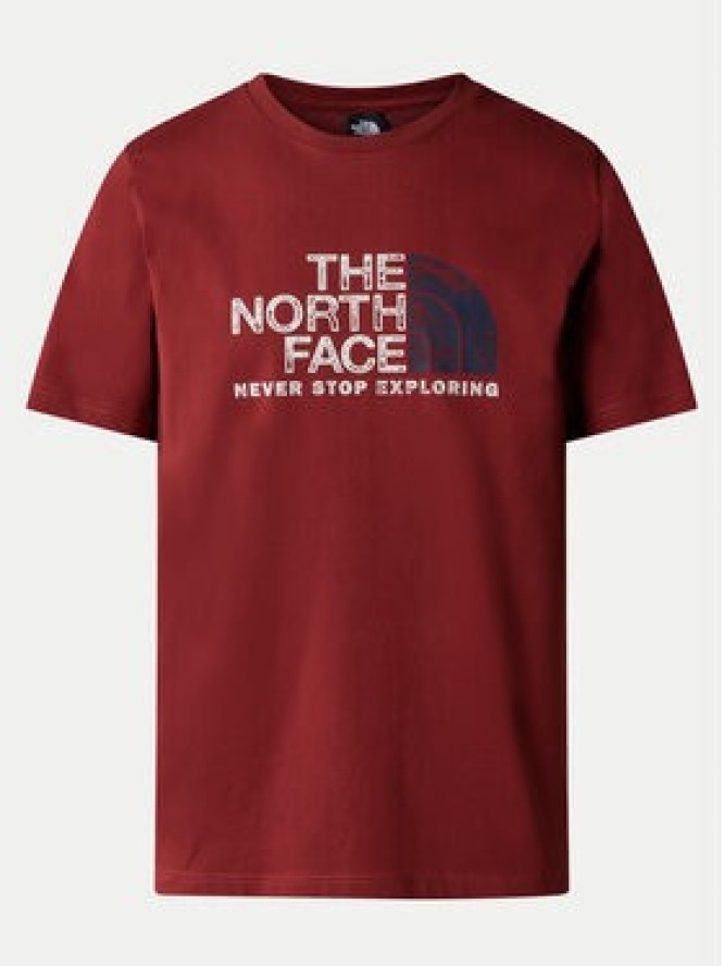The North Face T-Shirt Rust 2 NF0A87NW Czerwony Regular Fit