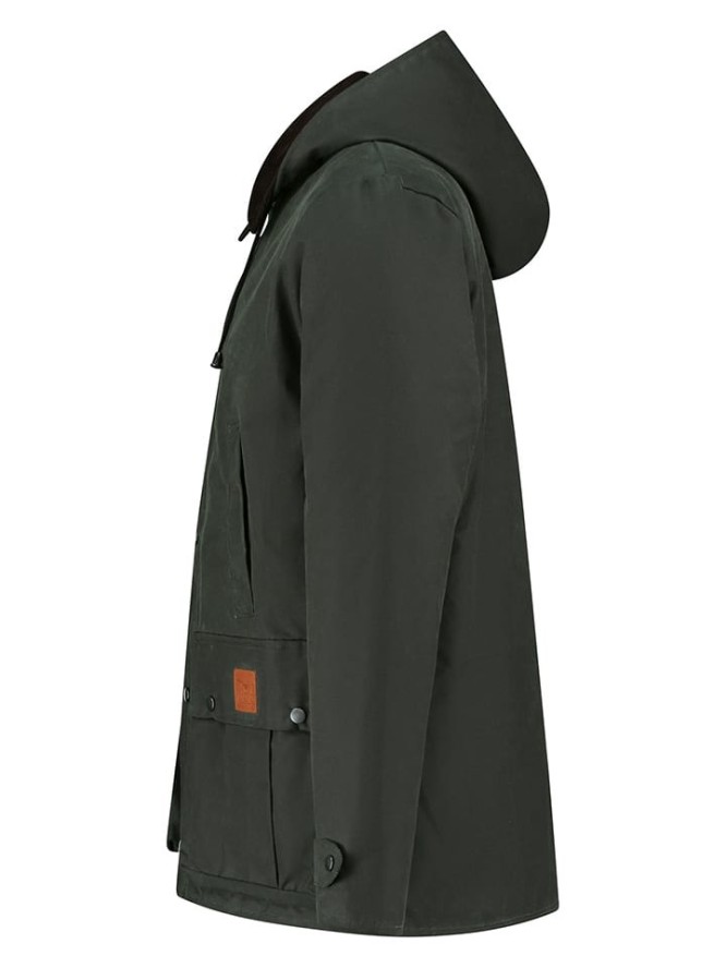 MGO leisure wear Kurtka przejściowa "Brandon" w kolorze ciemnozielonym rozmiar: L