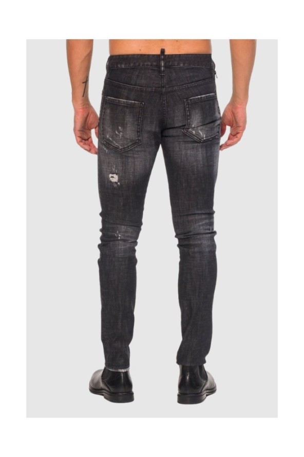 DSQUARED2 Czarne jeansy męskie Cool guy jean