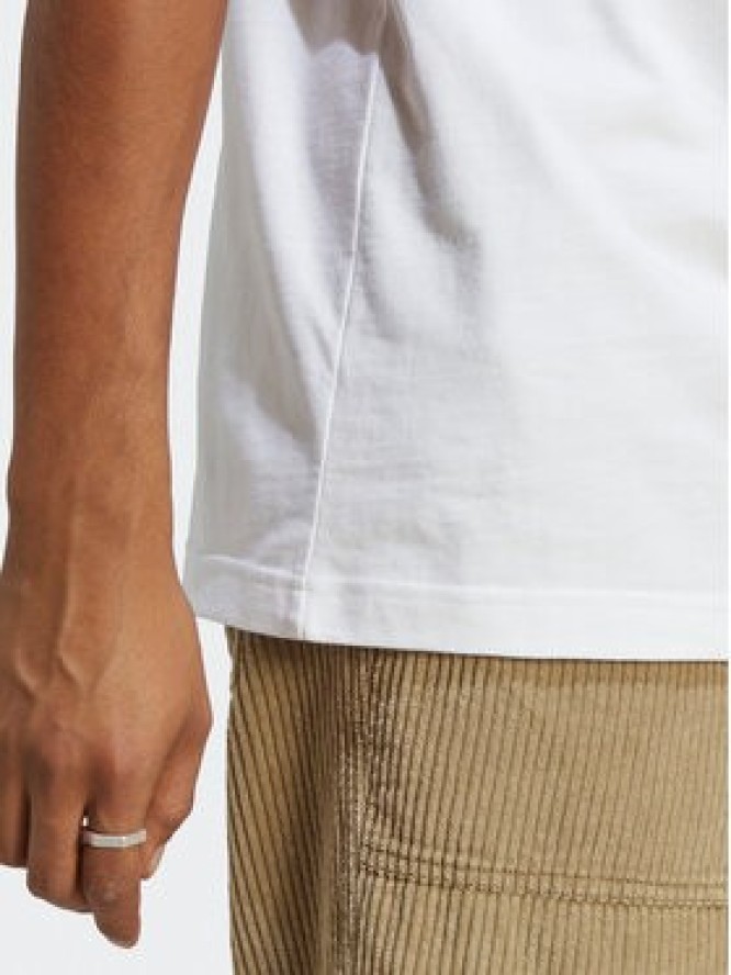 adidas T-Shirt Essentials Single Jersey 3-Stripes T-Shirt IC9343 Biały Regular Fit