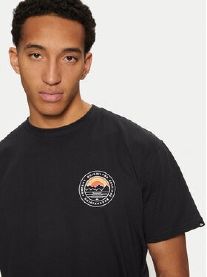 Quiksilver T-Shirt Landscapes EQYZT07917 Czarny Regular Fit