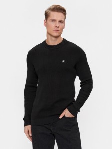 Calvin Klein Jeans Sweter J30J324598 Czarny Regular Fit