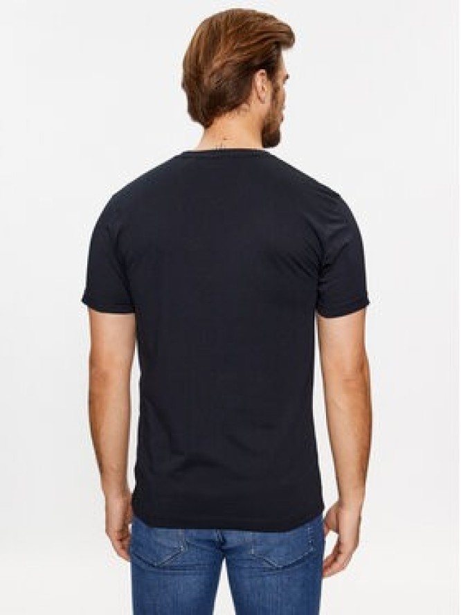 Gant T-Shirt Shield 2003186 Czarny Slim Fit