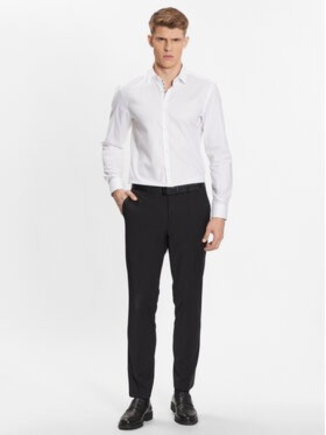 Hugo Koszula 50489856 Biały Slim Fit