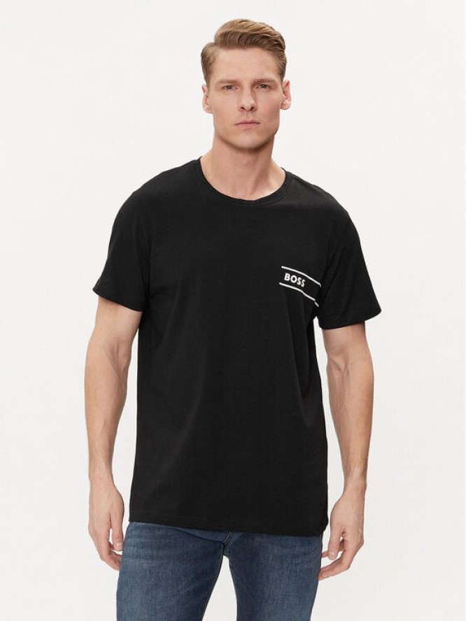 Boss T-Shirt 50514914 Czarny Regular Fit