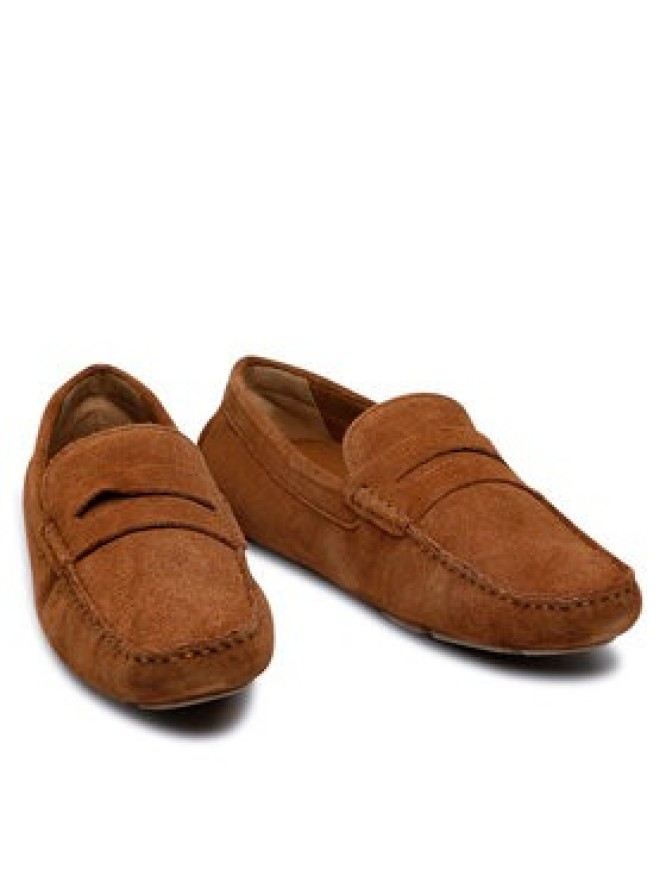 Jack&Jones Mokasyny Jfwjensen Suede Loafer 12203636 Brązowy