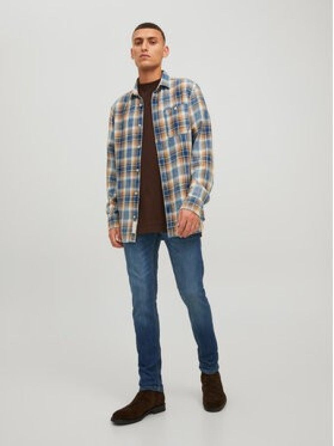 Jack&Jones Jeansy Glenn 12224987 Granatowy Slim Fit