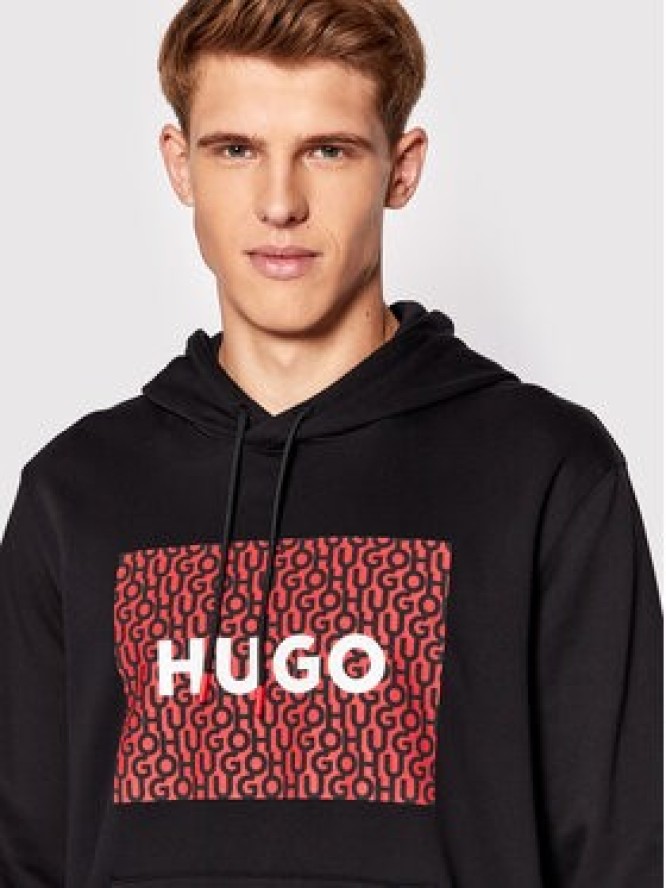 Hugo Bluza Dreeman 50473875 Czarny Relaxed Fit