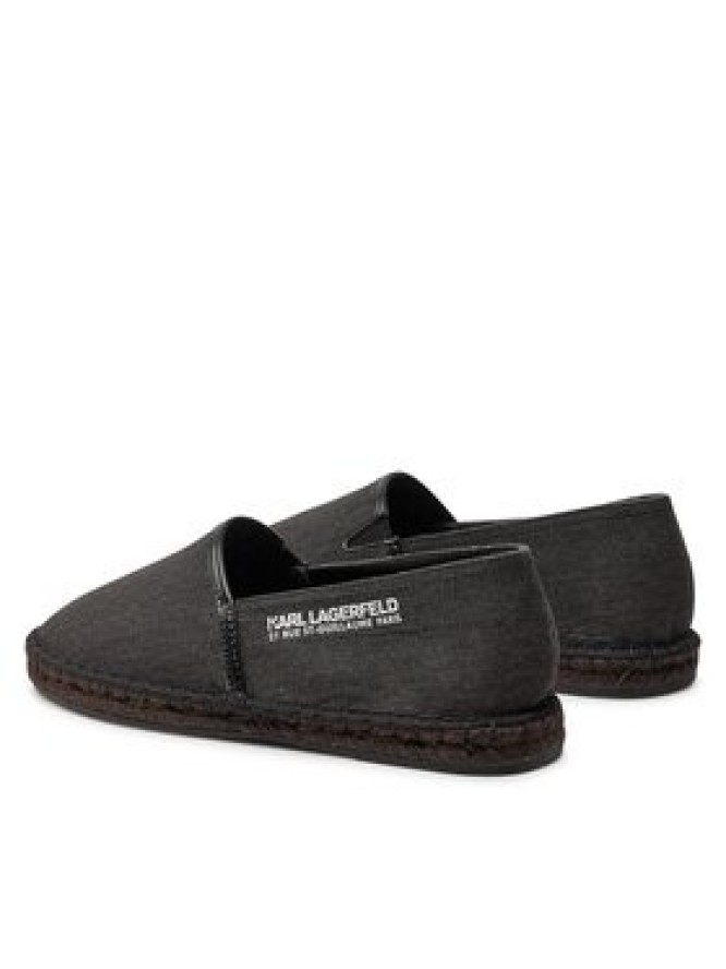 KARL LAGERFELD Espadryle KL70119 Czarny