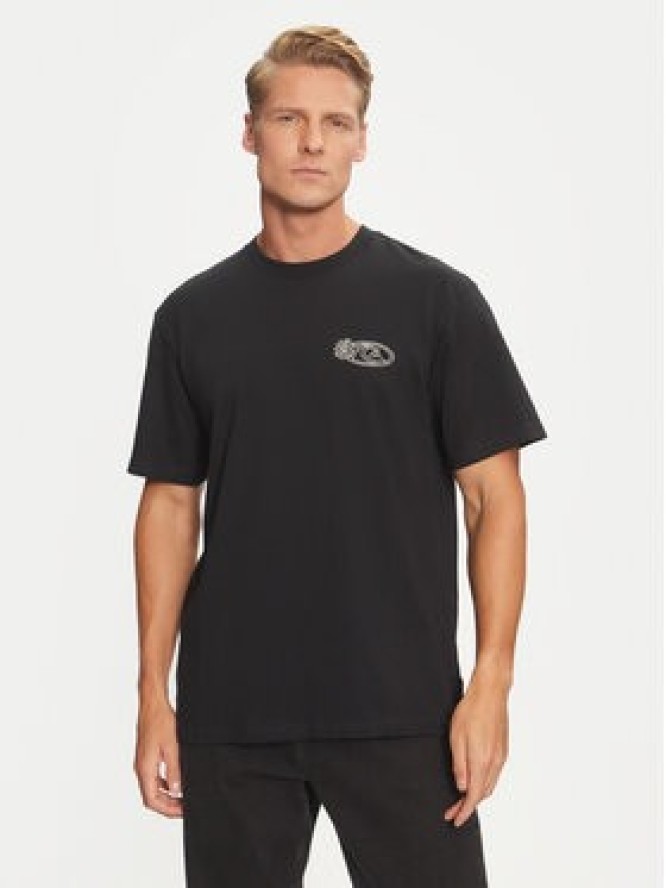 Quiksilver T-Shirt Right Point AQYZT09905 Czarny Regular Fit