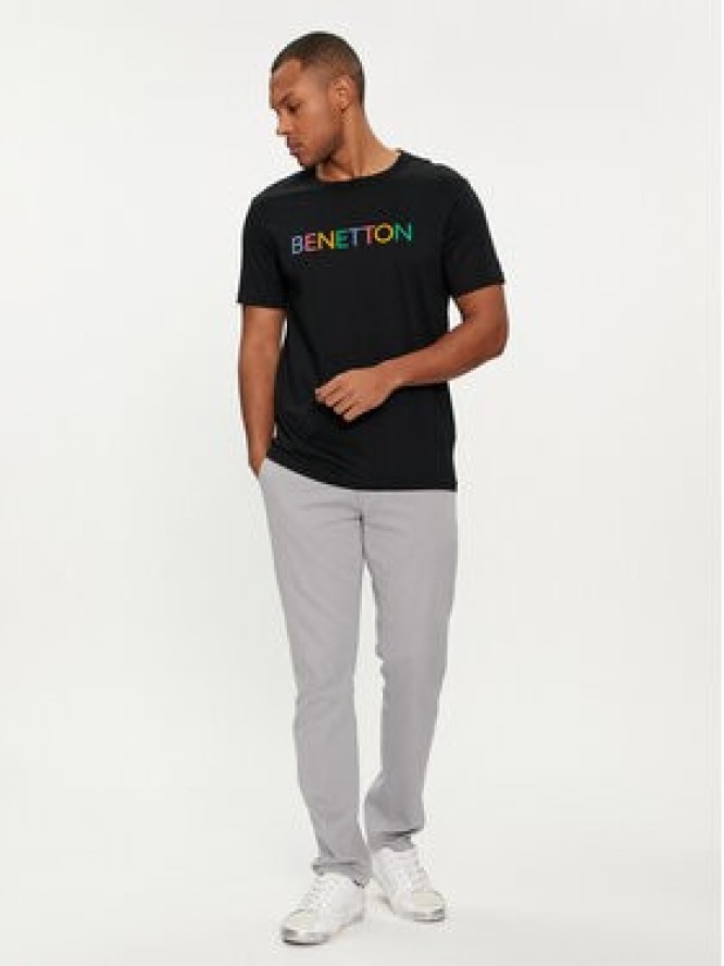 United Colors Of Benetton T-Shirt 3I1XU100A Czarny Regular Fit