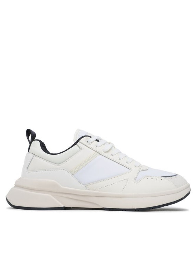 Calvin Klein Sneakersy Low Top Lace Up Mix HM0HM01044 Biały