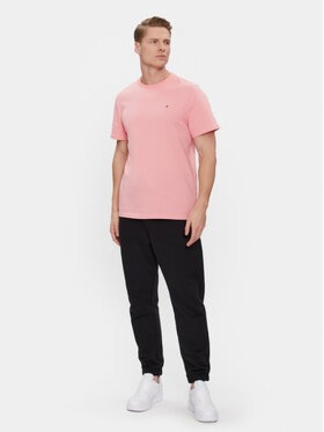 Tommy Jeans T-Shirt Classic DM0DM09598 Różowy Regular Fit