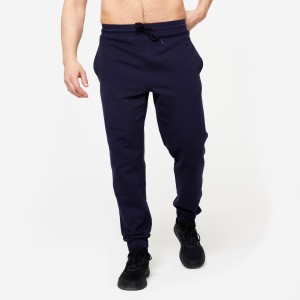 Spodnie dresowe męskie Gym & Pilates - niebieskie
