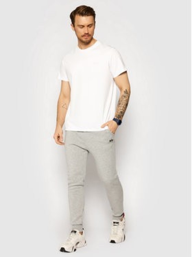 Alpha Industries Spodnie dresowe Basic Jogger 116370 Szary Slim Fit