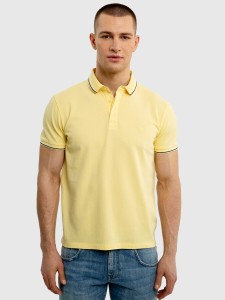 Koszulka męska polo żółta Cardi 200