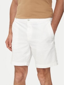 Boss Szorty materiałowe Kane-Shorts 50512527 Biały Regular Fit