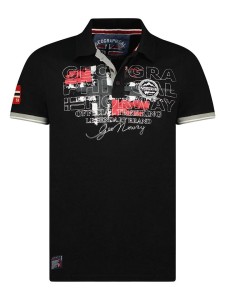 Geographical Norway Koszulka polo w kolorze czarnym rozmiar: S