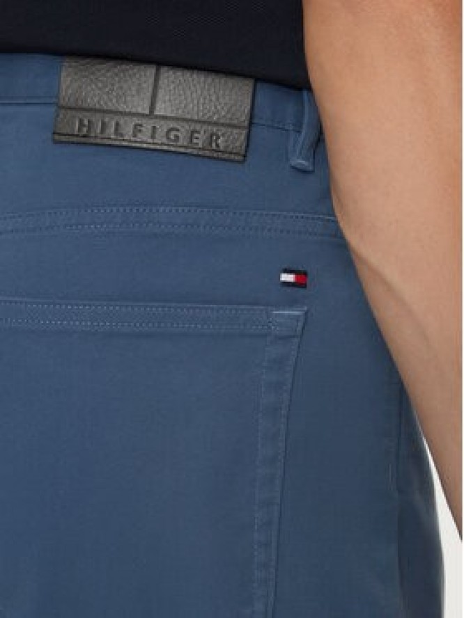 Tommy Hilfiger Spodnie materiałowe Denton MW0MW36429 Niebieski Straight Fit