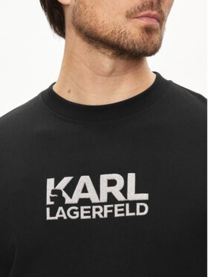 KARL LAGERFELD T-Shirt 755060 542241 Czarny Regular Fit