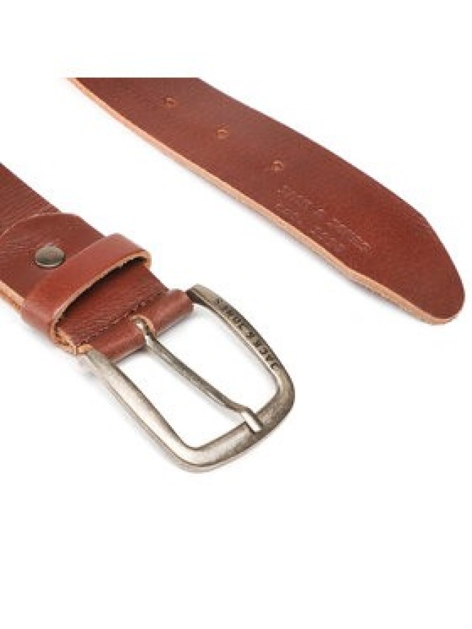 Jack&Jones Pasek Męski Jackpaul Leather Belt 12111286 Brązowy