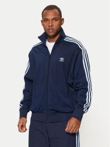 adidas Bluza adicolor Classics Firebird JP2544 Granatowy Loose Fit