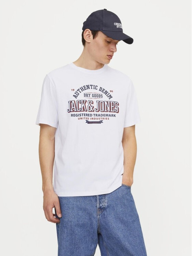 Jack&Jones T-Shirt Logo 12254862 Biały Standard Fit