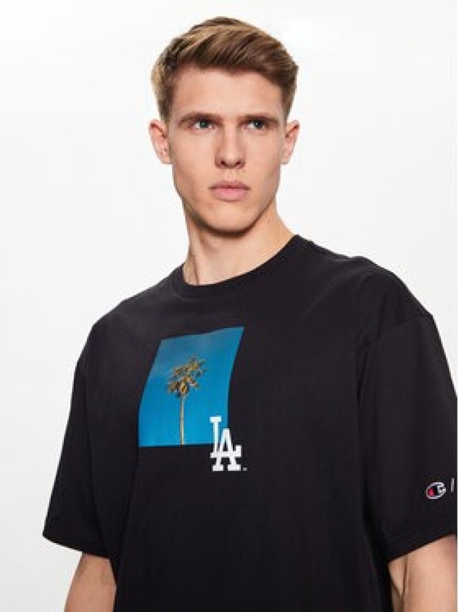 Champion T-Shirt 218924 Czarny Regular Fit