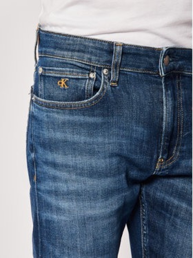 Calvin Klein Jeans Jeansy Slim Fit Da142 J30J315354 Granatowy Slim Fit