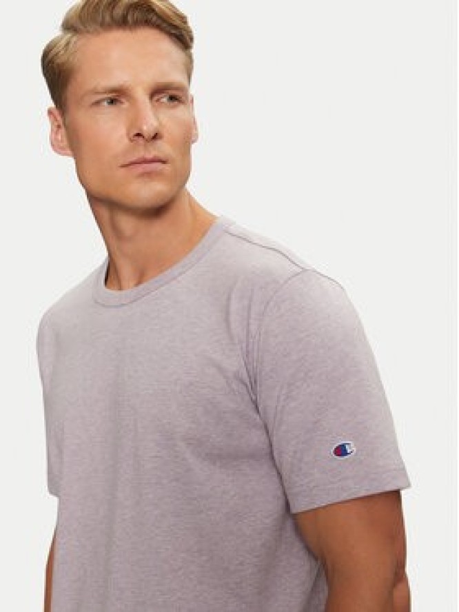 Champion T-Shirt 218802 Fioletowy Regular Fit