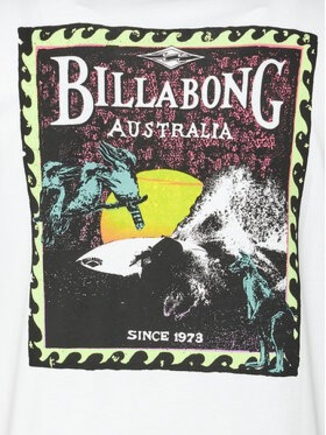 Billabong T-Shirt Dreamy Place EBYZT00170 Biały Regular Fit