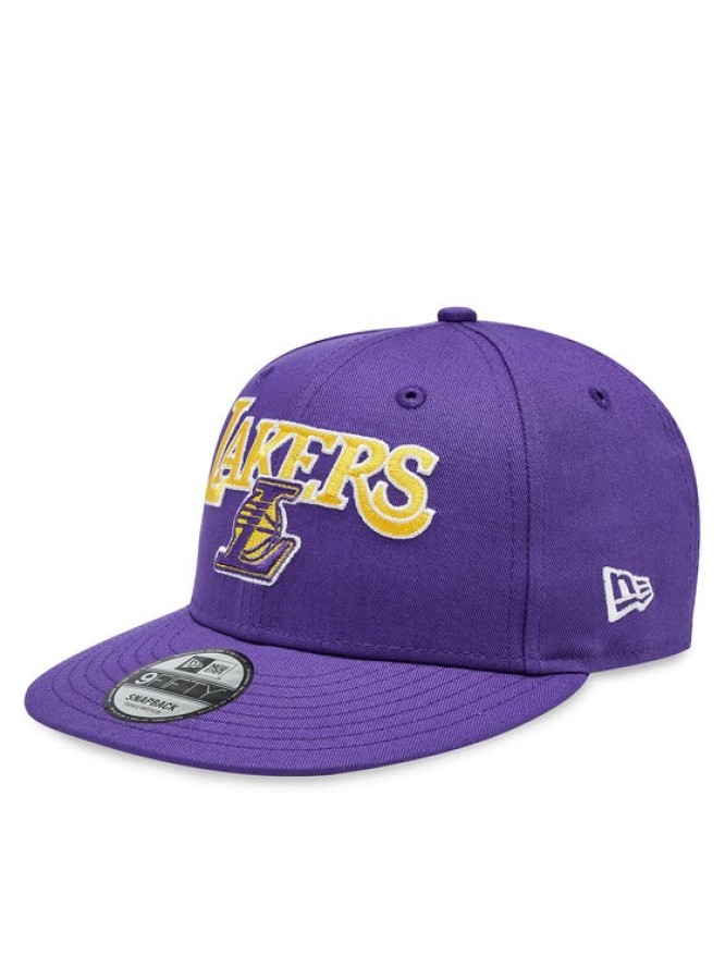 New Era Czapka Nba Patch 950 Lakers 60364261 Fioletowy