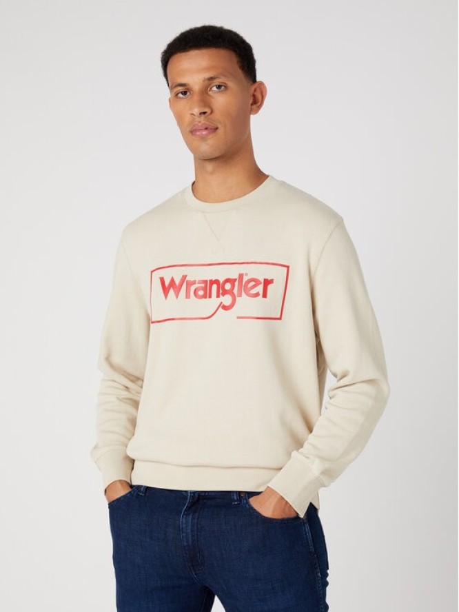 Wrangler Bluza W662HAC22 112331852 Beżowy Regular Fit